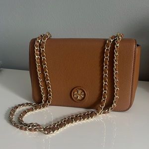 Tory Burch Brown Leather Purse